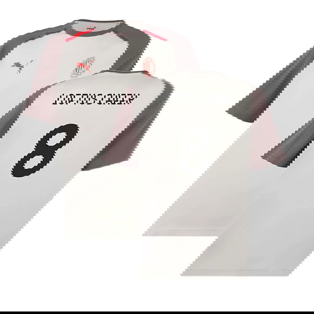 2023-2024 AC Milan Casuals Tee (Light Grey) (Loftus Cheek 8)
