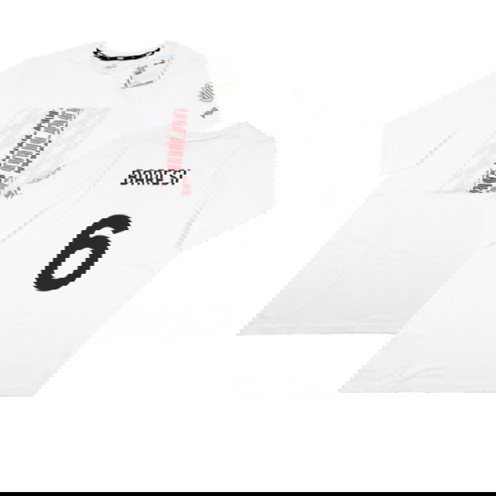 2023-2024 AC Milan FtblCore Graphic Tee (Grey) (Baresi 6)