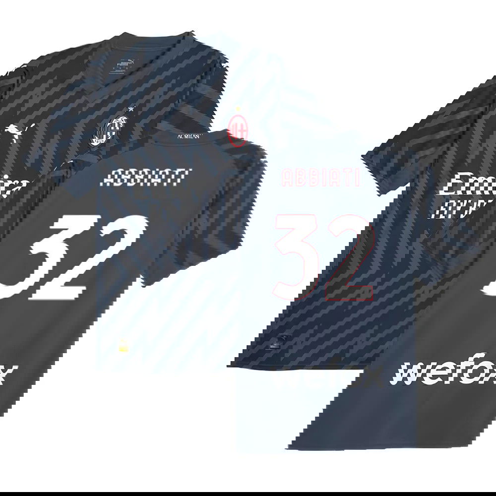 2023-2024 AC Milan Goalkeeper Home Shirt (Dark Night) (ABBIATI 32)