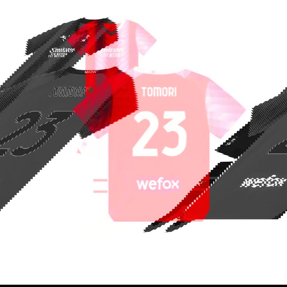 2023-2024 AC Milan Home Mini Kit (Tomori 23)