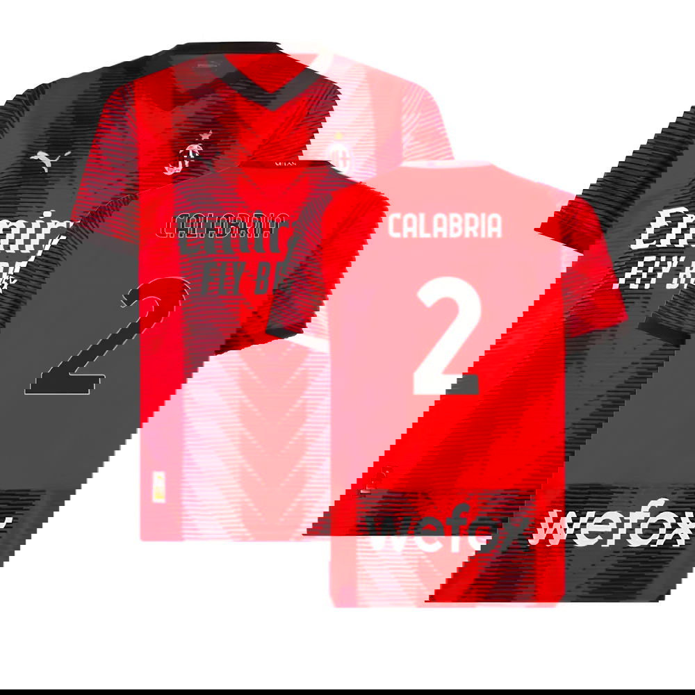 2023-2024 AC Milan Home Shirt (Calabria 2)