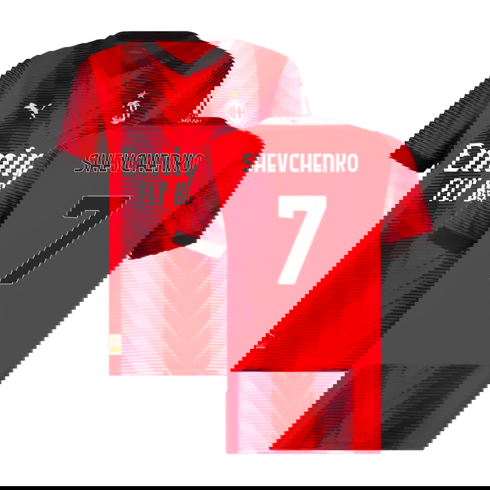 2023-2024 AC Milan Home Shirt (Ladies) (Shevchenko 7)