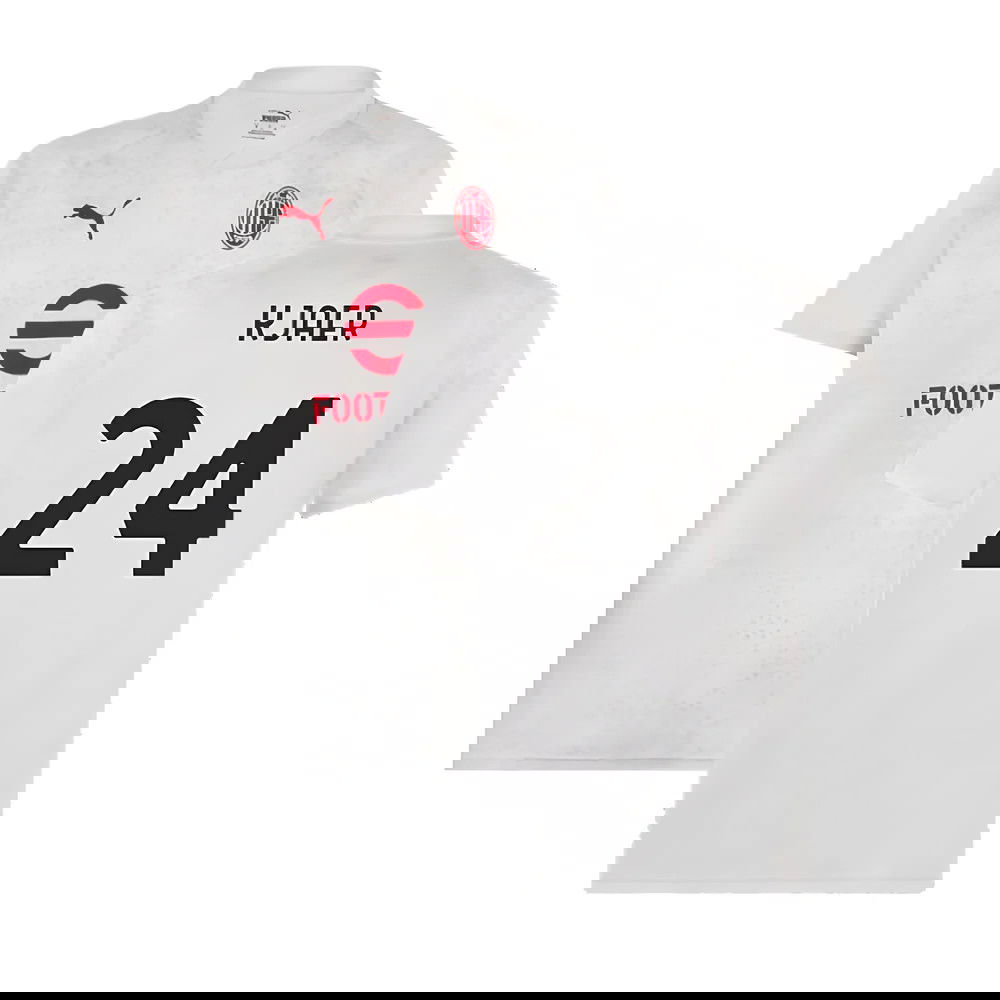 2023-2024 AC Milan Training Jersey (Grey) (Kjaer 24)