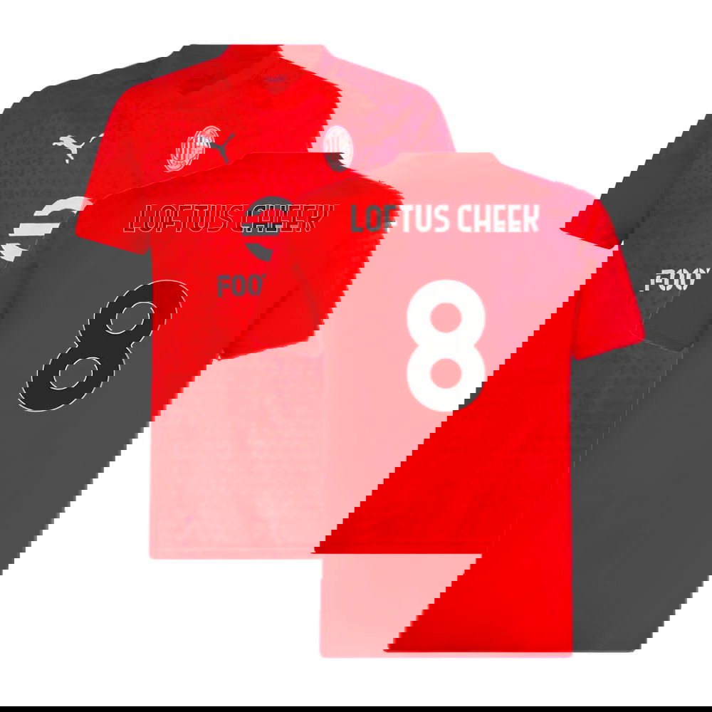 2023-2024 AC Milan Training Jersey (Red) (Loftus Cheek 8)