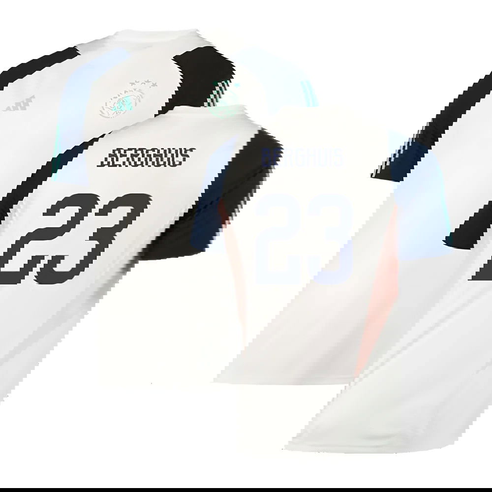 2023-2024 Ajax Training Jersey (White) (BERGHUIS 23)