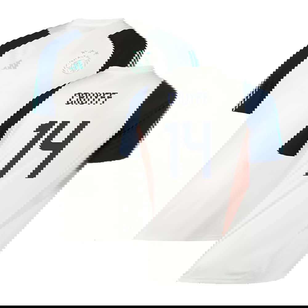 2023-2024 Ajax Training Jersey (White) (CRUYFF 14)