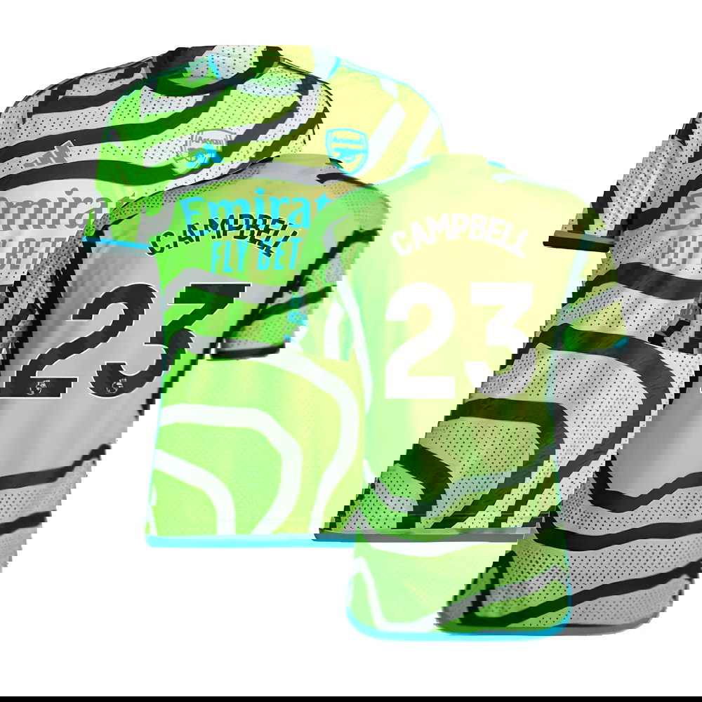 2023-2024 Arsenal Authentic Away Shirt (Campbell 23)