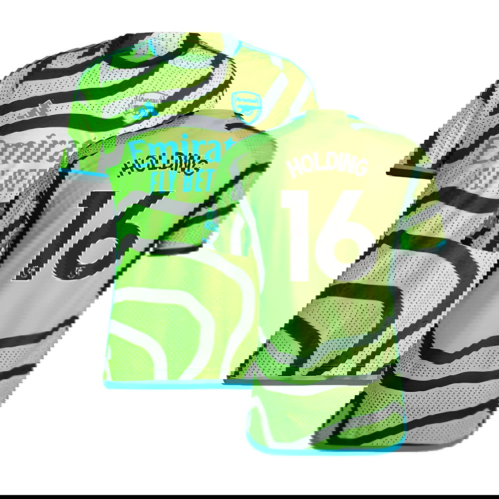 2023-2024 Arsenal Authentic Away Shirt (Holding 16)