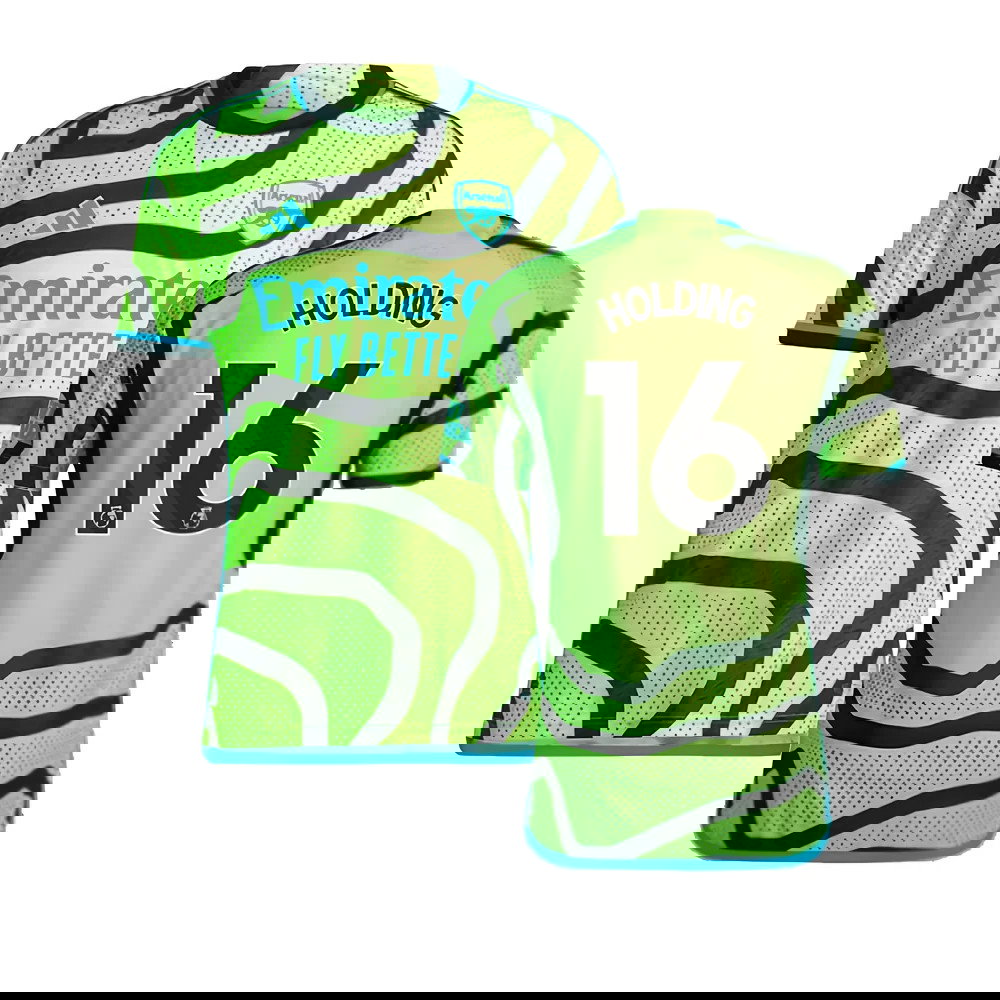 2023-2024 Arsenal Authentic Away Shirt (Holding 16)