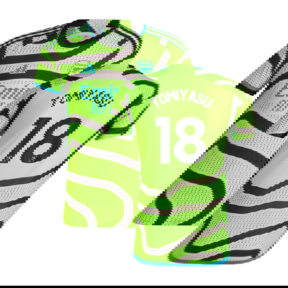 2023-2024 Arsenal Authentic Away Shirt (Ladies) (Tomiyasu 18)