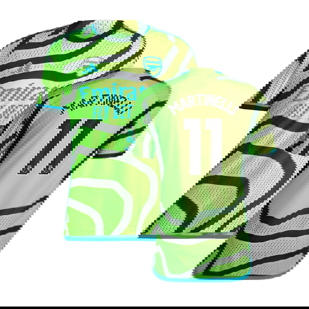 2023-2024 Arsenal Authentic Away Shirt (Martinelli 11)