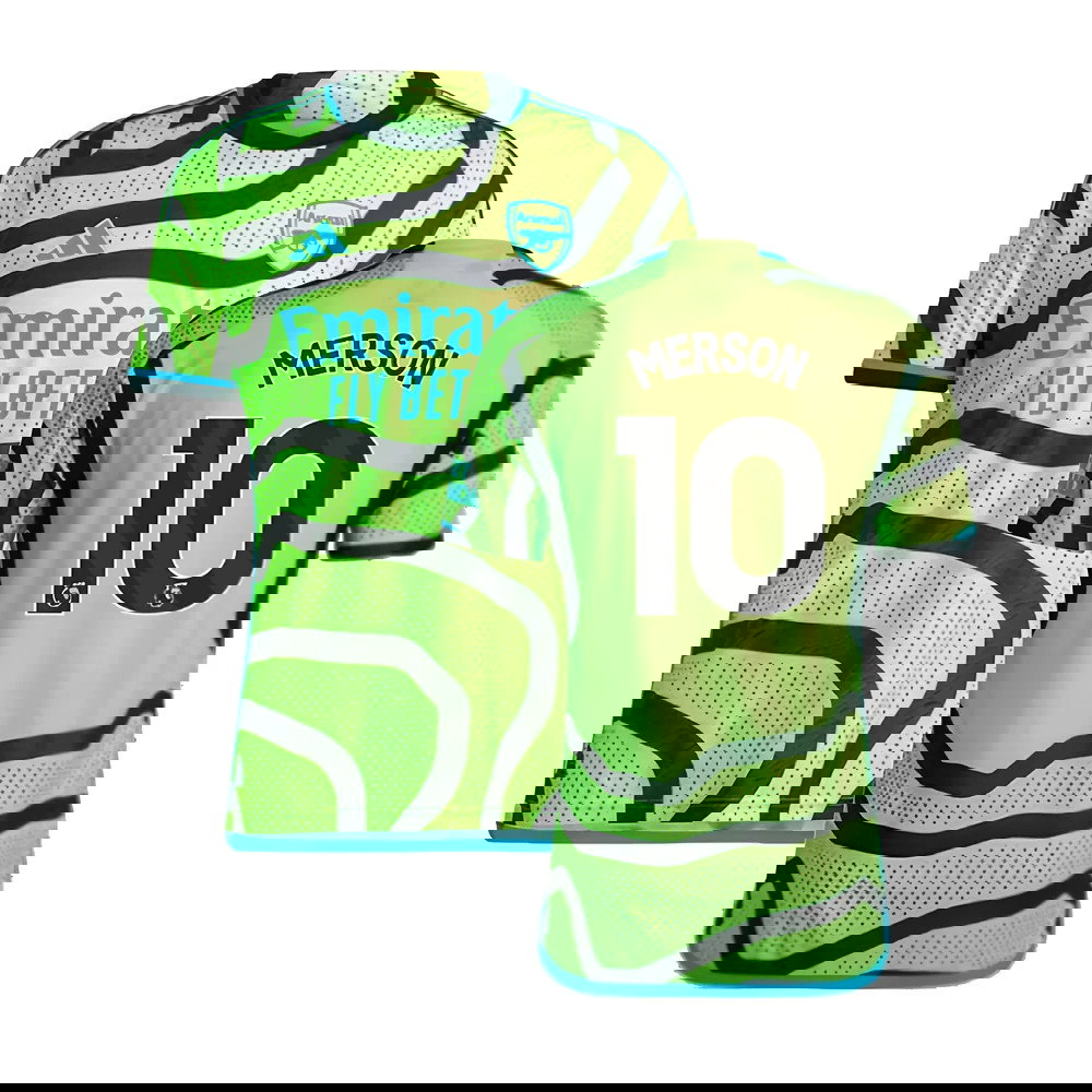 2023-2024 Arsenal Authentic Away Shirt (Merson 10)