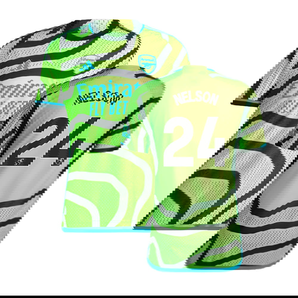 2023-2024 Arsenal Authentic Away Shirt (Nelson 24)