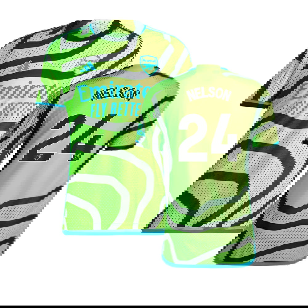 2023-2024 Arsenal Authentic Away Shirt (Nelson 24)