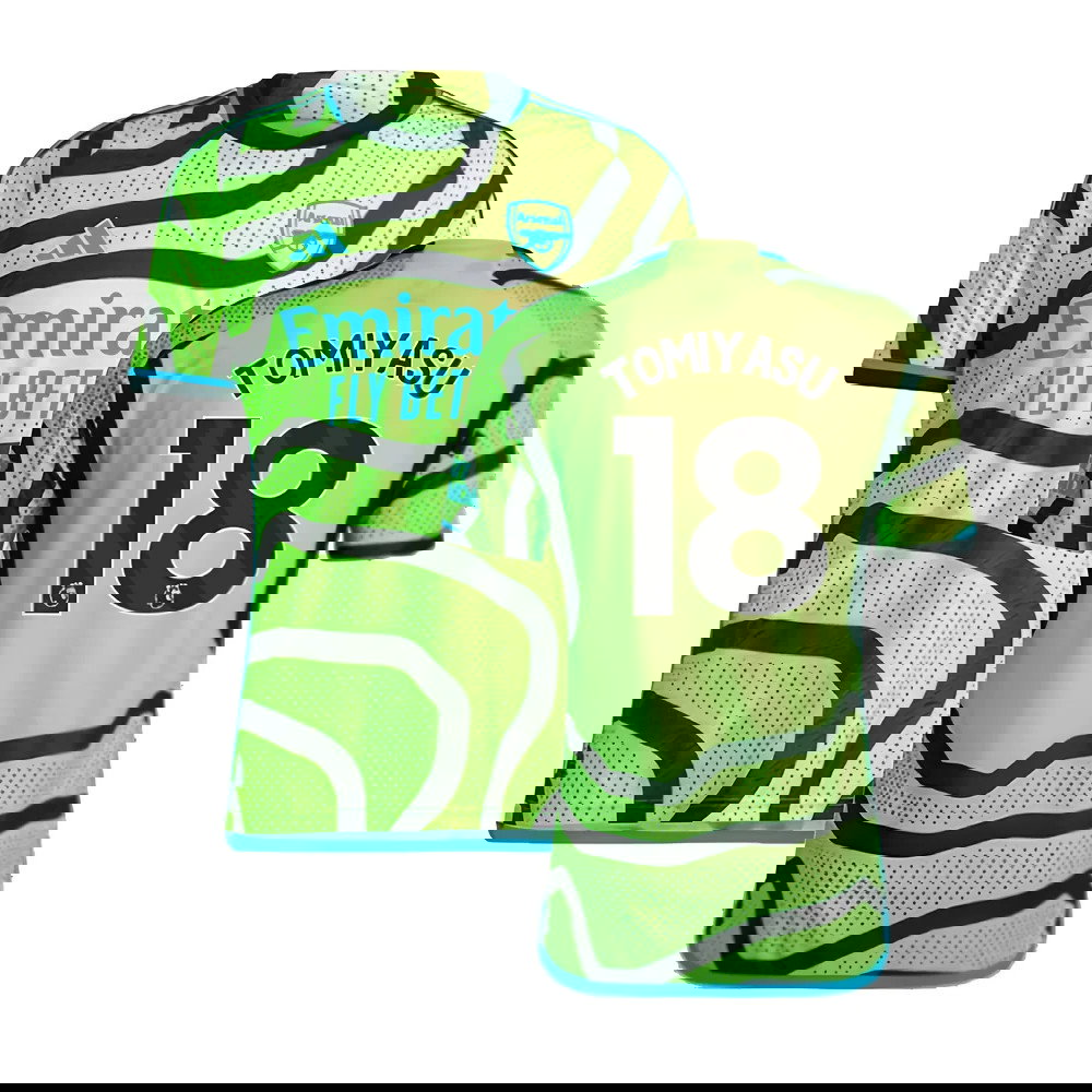 2023-2024 Arsenal Authentic Away Shirt (Tomiyasu 18)