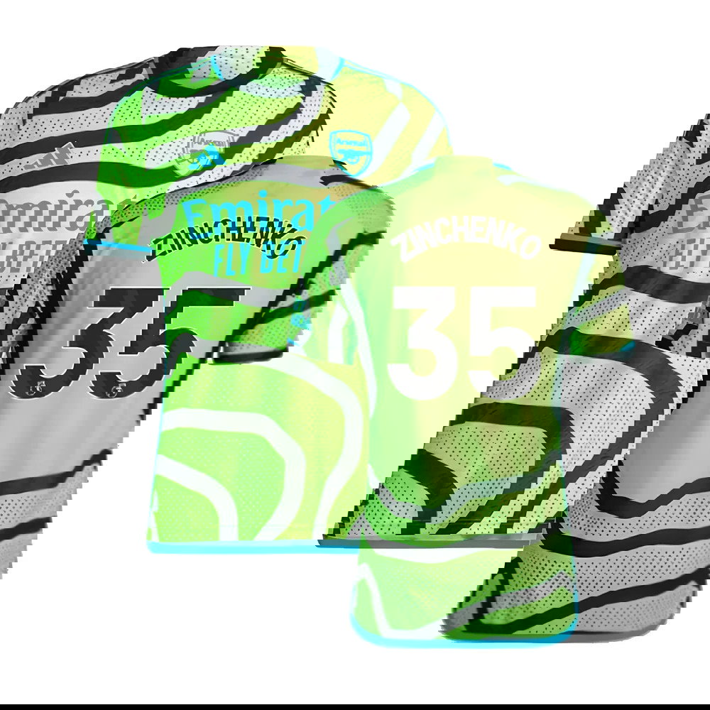 2023-2024 Arsenal Authentic Away Shirt (Zinchenko 35)