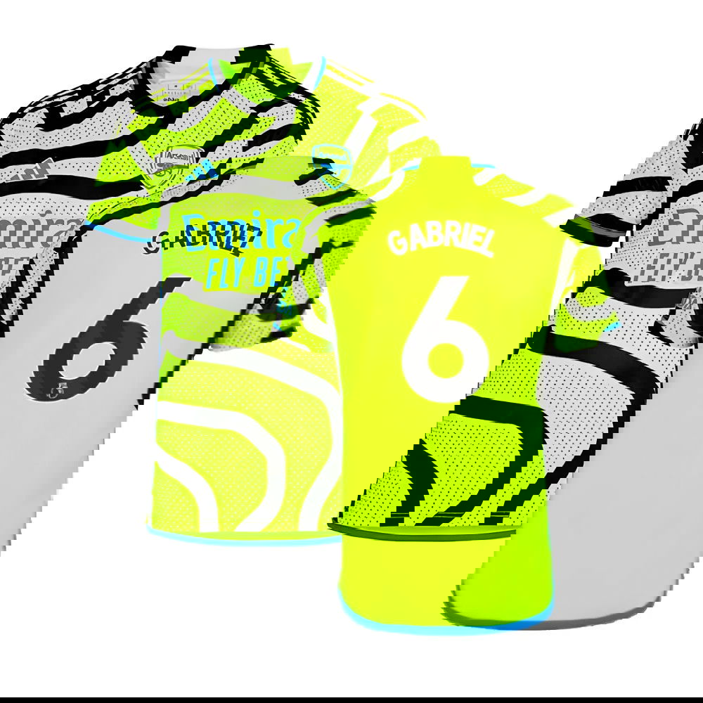 2023-2024 Arsenal Away Shirt (Kids) (Gabriel 6)