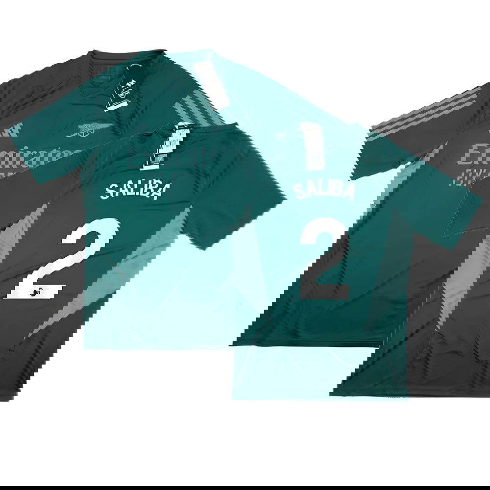 2023-2024 Arsenal EU Training Jersey (Rich Green) (Saliba 2)