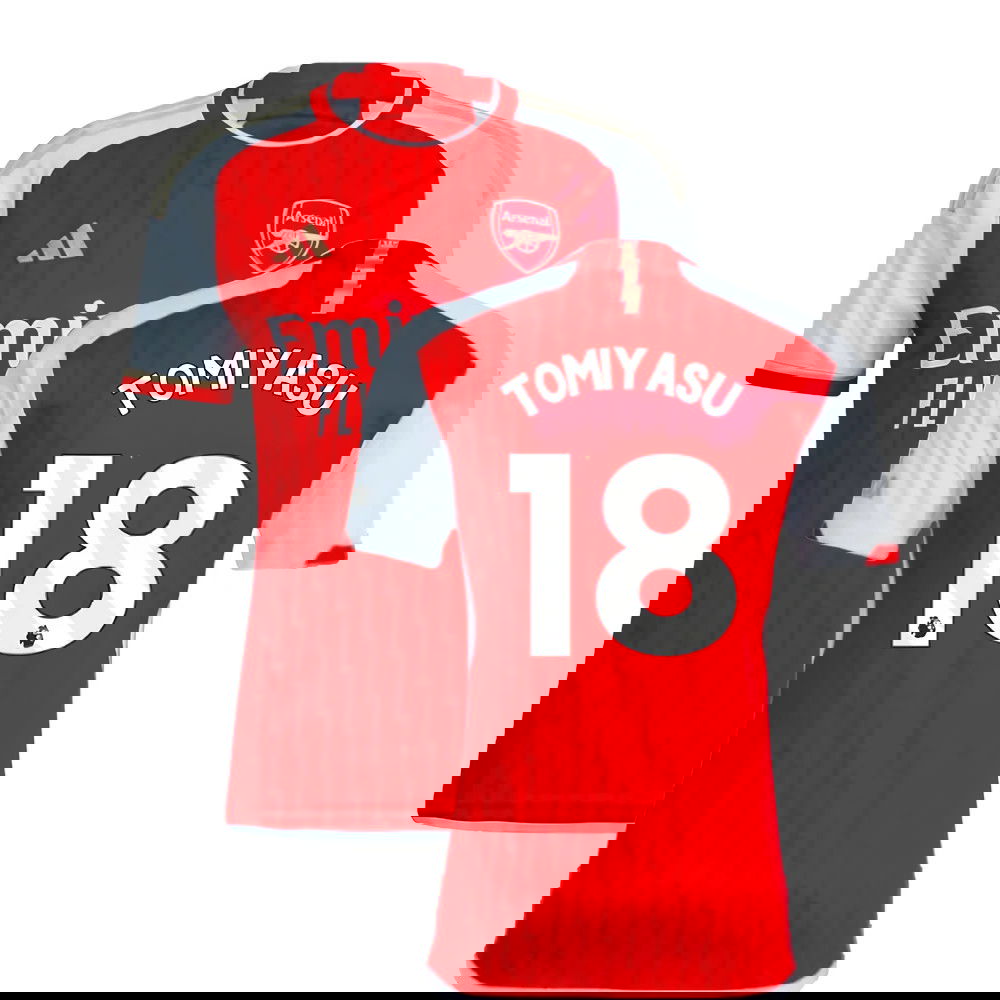 2023-2024 Arsenal Home Shirt (Tomiyasu 18)