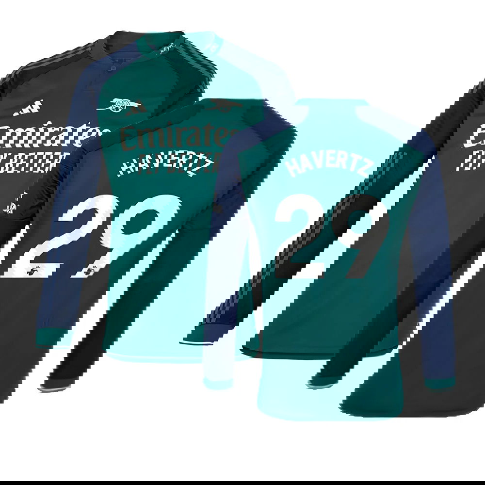 2023-2024 Arsenal Long Sleeve Third Shirt (Havertz 29)