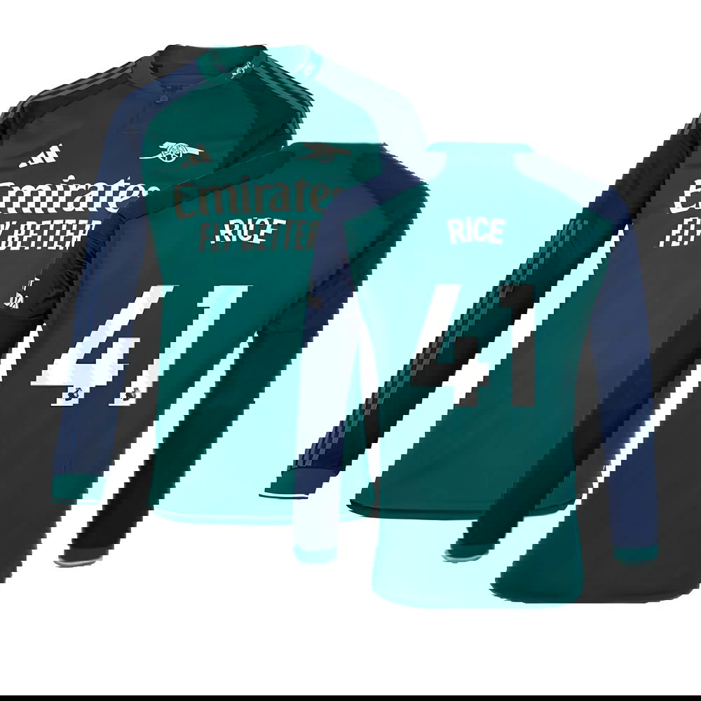 2023-2024 Arsenal Long Sleeve Third Shirt (Rice 41)