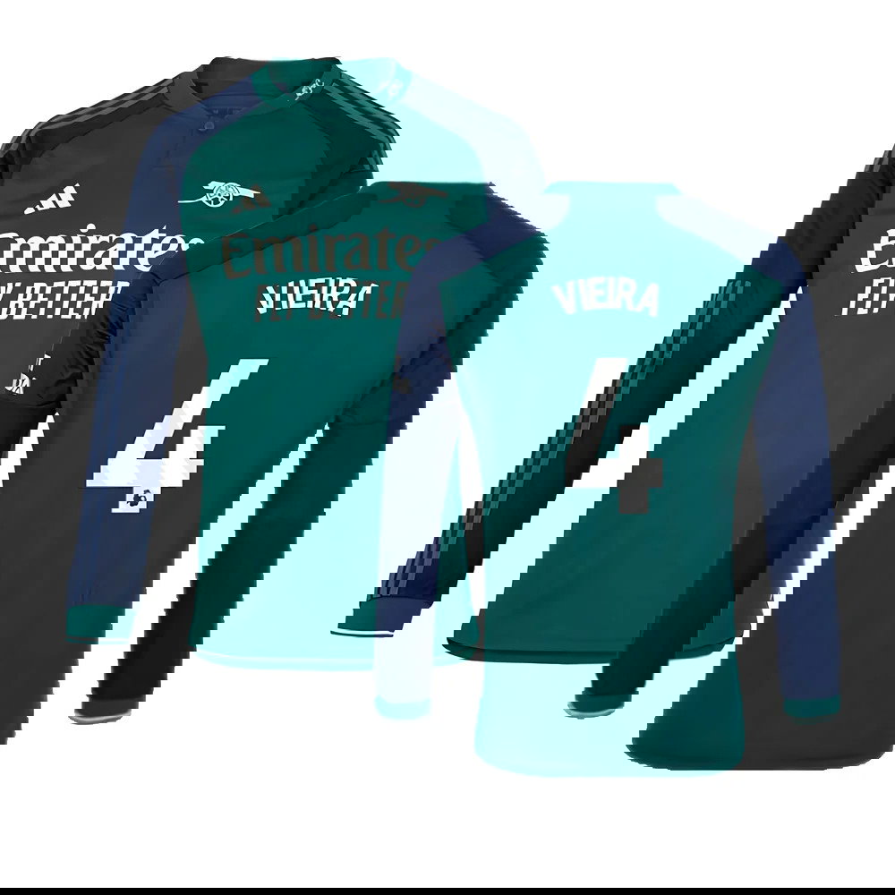 2023-2024 Arsenal Long Sleeve Third Shirt (Vieira 4)