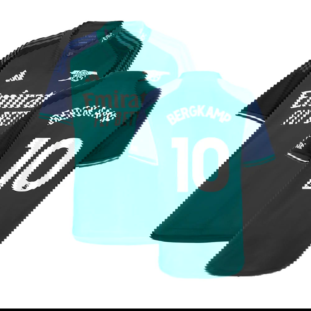 2023-2024 Arsenal Third Shirt (Kids) (Bergkamp 10)