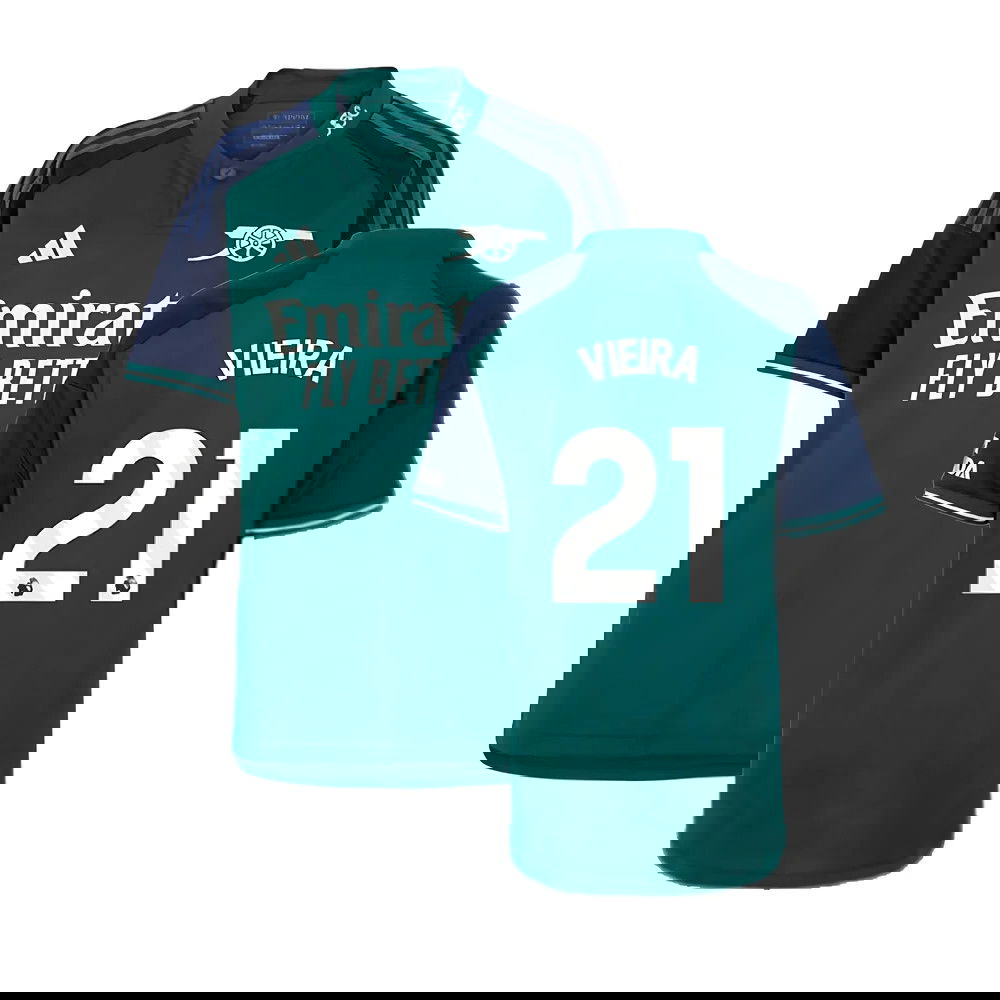 2023-2024 Arsenal Third Shirt (Kids) (Vieira 21)