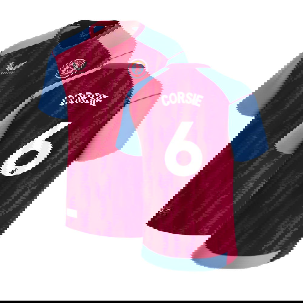 2023-2024 Aston Villa Home Shirt (Kids) (Corsie 6)