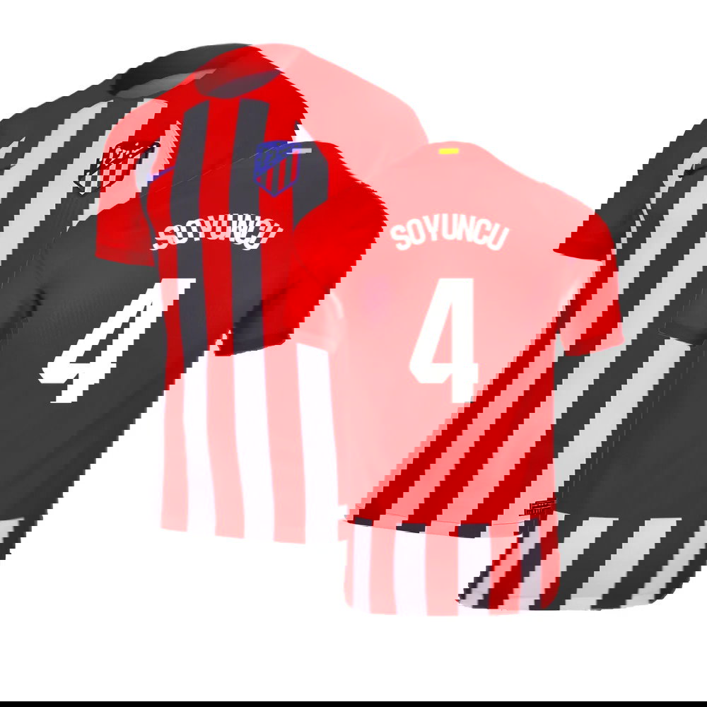 2023-2024 Atletico Madrid Home Shirt (Soyuncu 4)