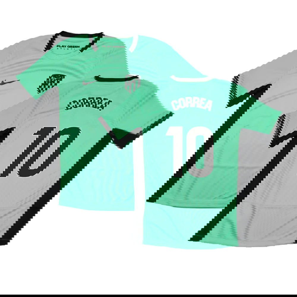 2023-2024 Atletico Madrid Third Shirt (Kids) (Correa 10)