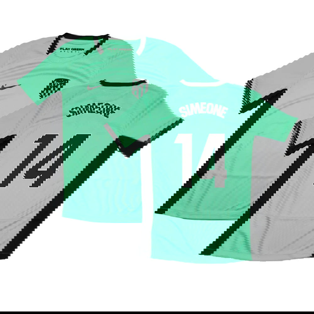 2023-2024 Atletico Madrid Third Shirt (Kids) (Simeone 14)