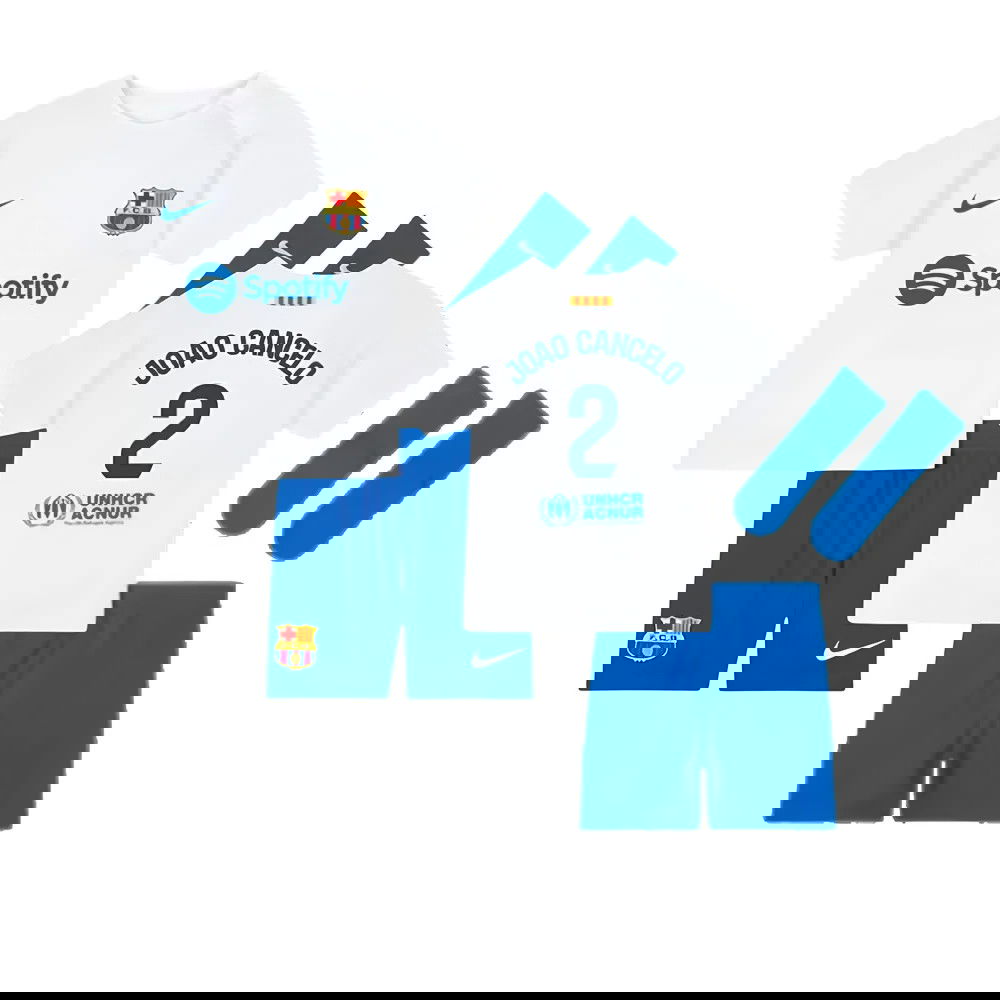 2023-2024 Barcelona Away Baby Kit (Joao Cancelo 2)
