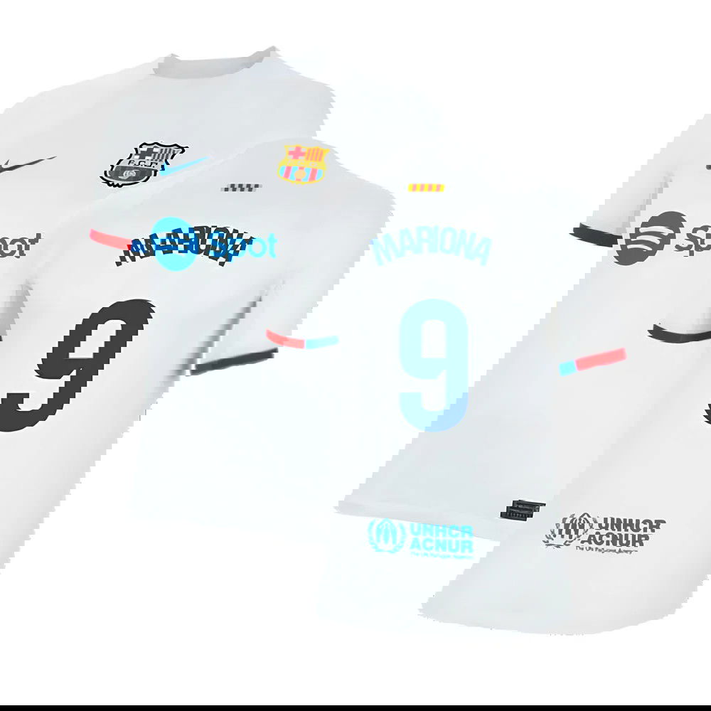2023-2024 Barcelona Away Shirt (Kids) (Mariona 9)