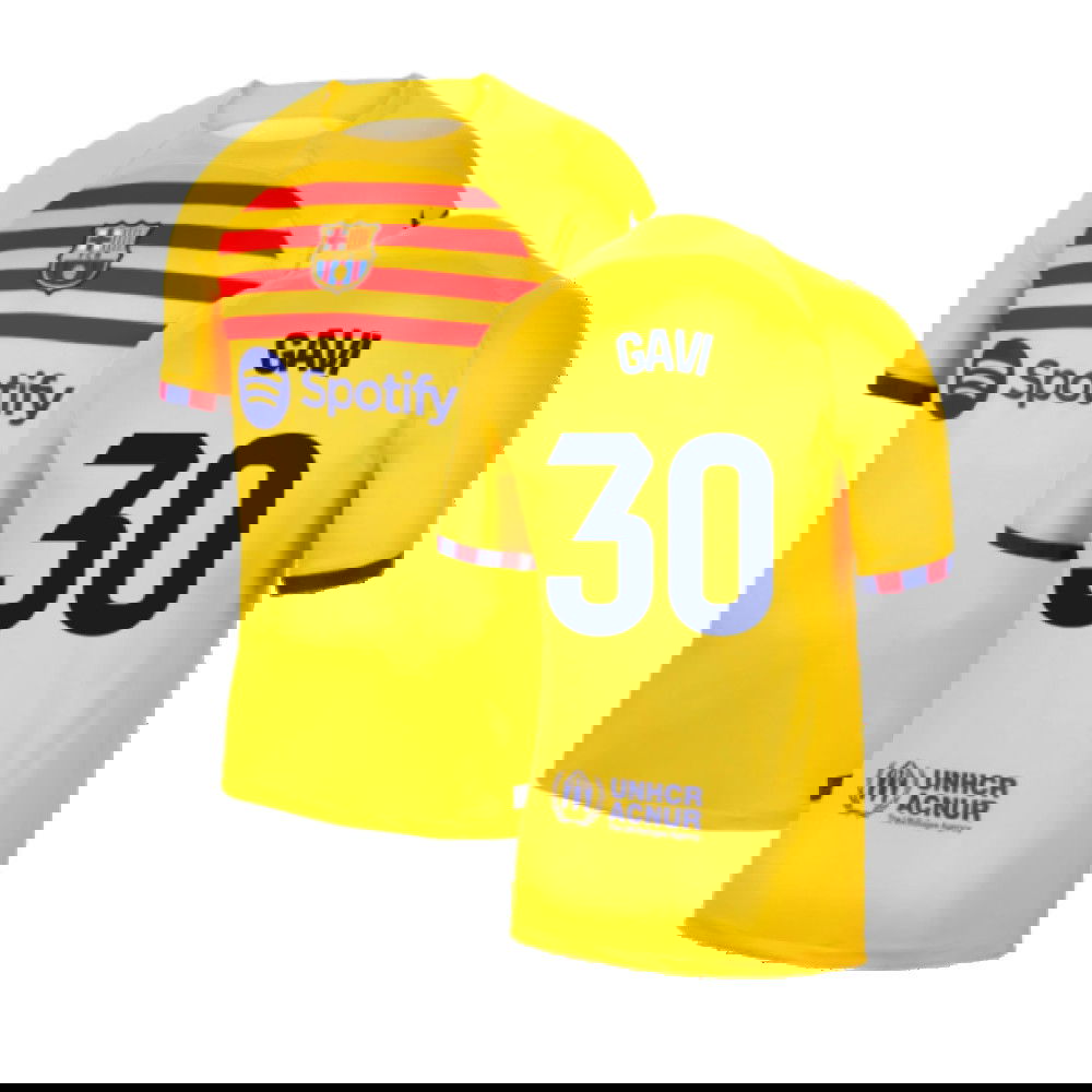 2023-2024 Barcelona Fourth Shirt (Gavi 30)