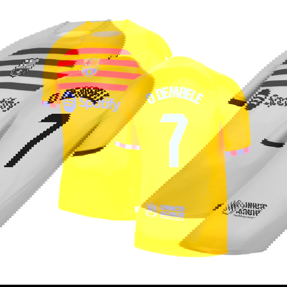 2023-2024 Barcelona Fourth Shirt (O Dembele 7)