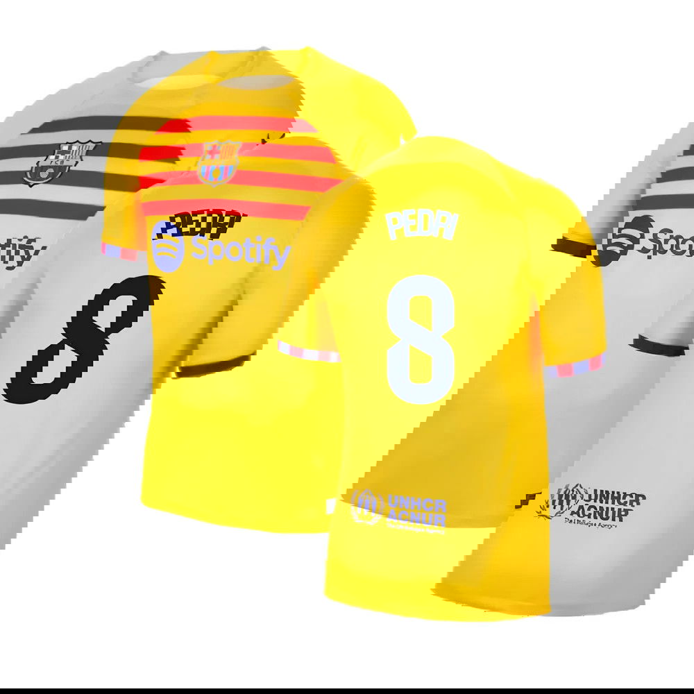 2023-2024 Barcelona Fourth Shirt (Pedri 8)