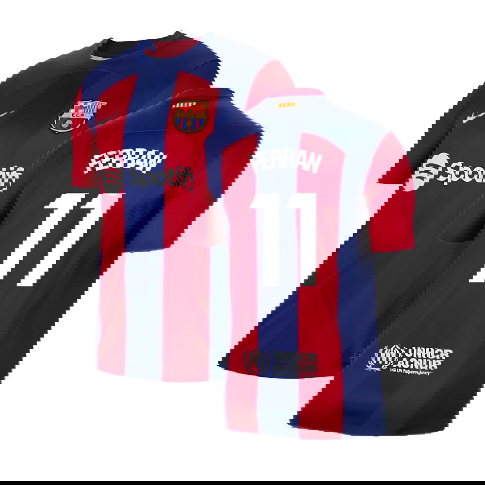 2023-2024 Barcelona Home Shirt (Ferran 11)