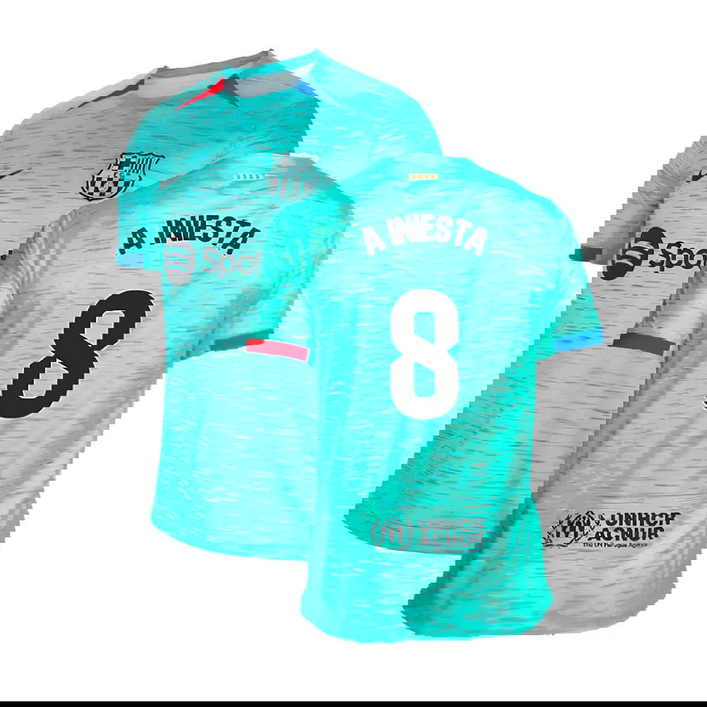 2023-2024 Barcelona Third Shirt (A Iniesta 8)