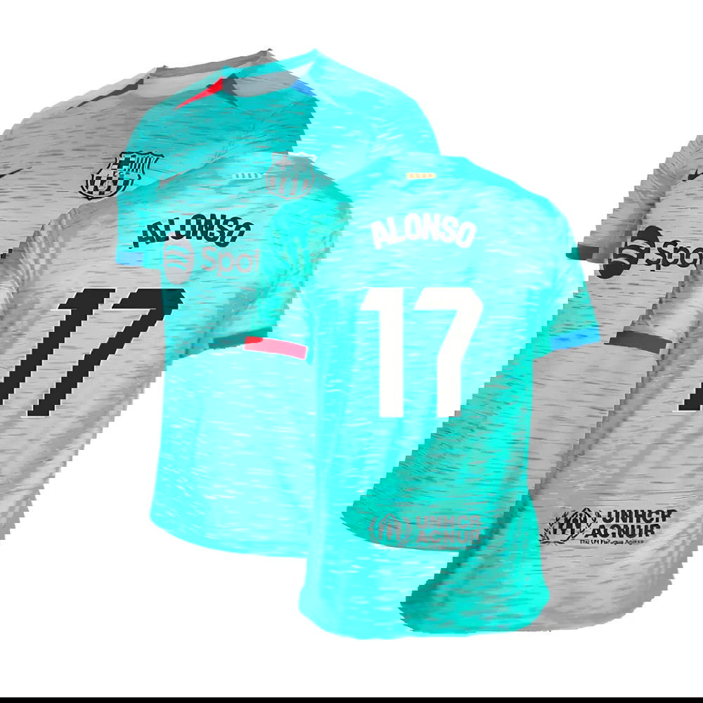 2023-2024 Barcelona Third Shirt (Alonso 17)