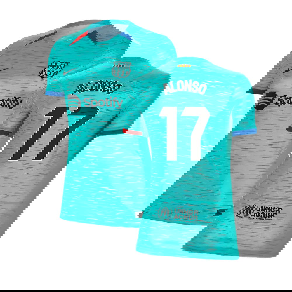 2023-2024 Barcelona Third Shirt (Ladies) (Alonso 17)