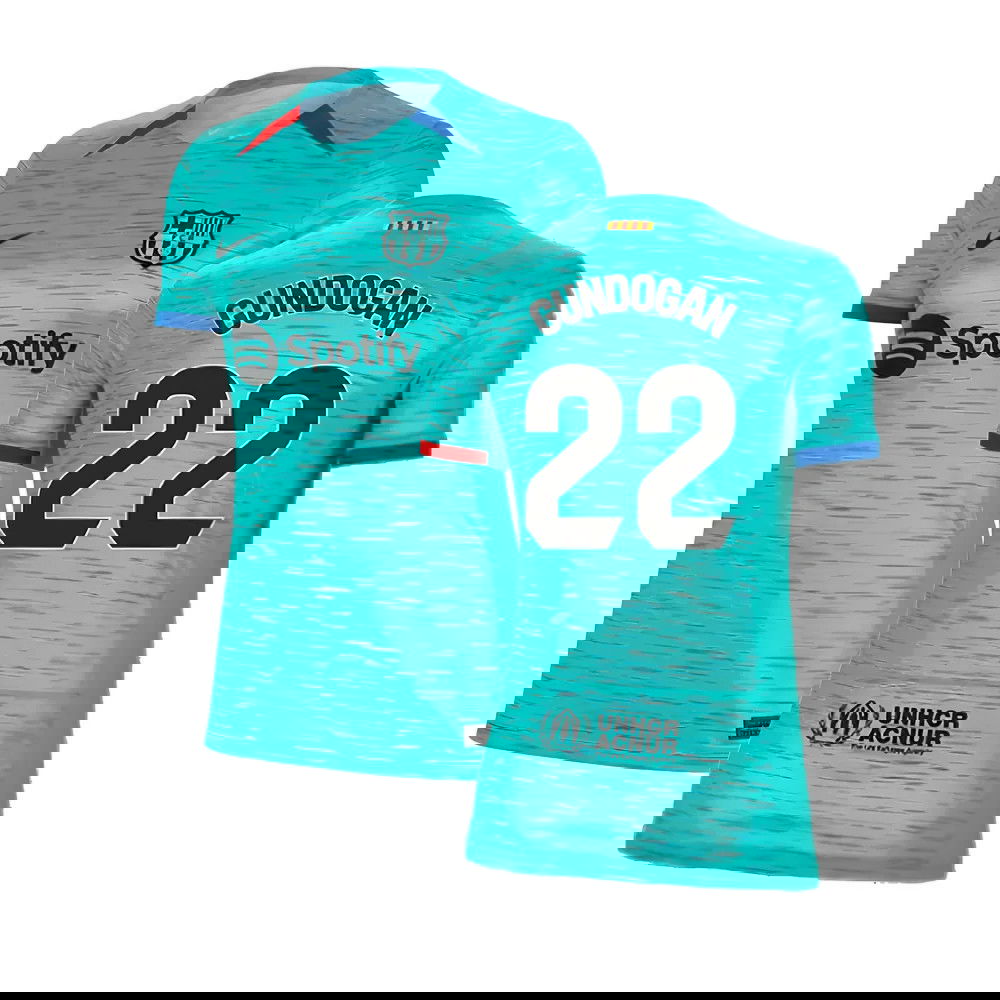 2023-2024 Barcelona Third Shirt (Ladies) (Gundogan 22)