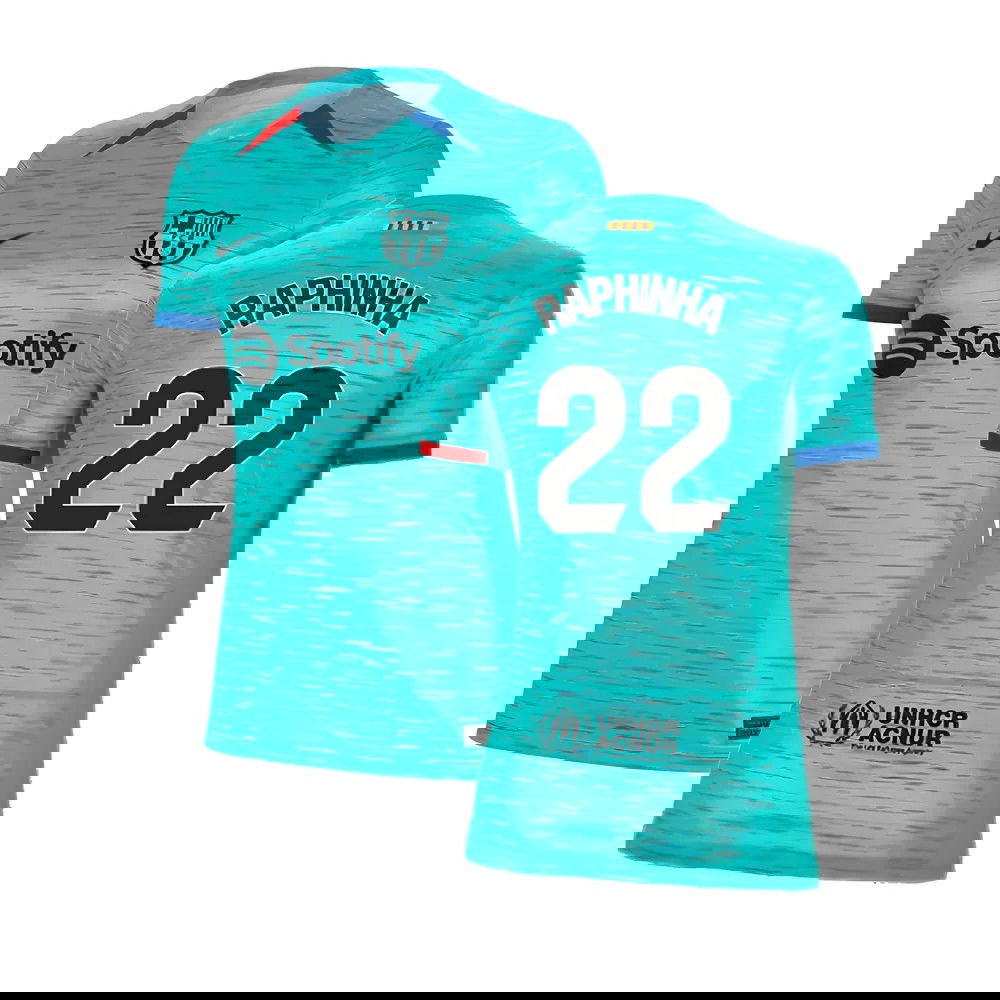 2023-2024 Barcelona Third Shirt (Ladies) (Raphinha 22)