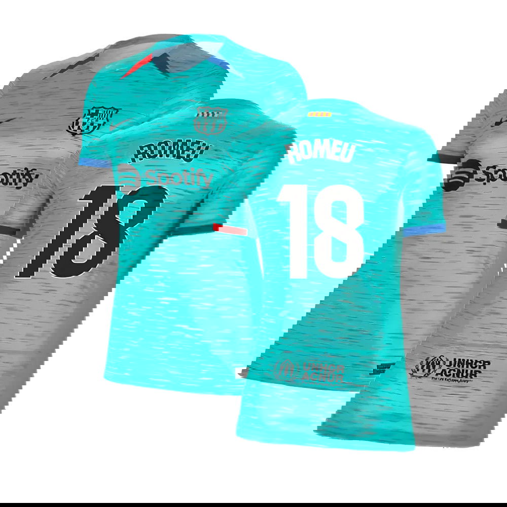 2023-2024 Barcelona Third Shirt (Ladies) (Romeu 18)