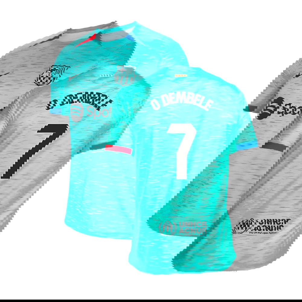 2023-2024 Barcelona Third Shirt (O Dembele 7)