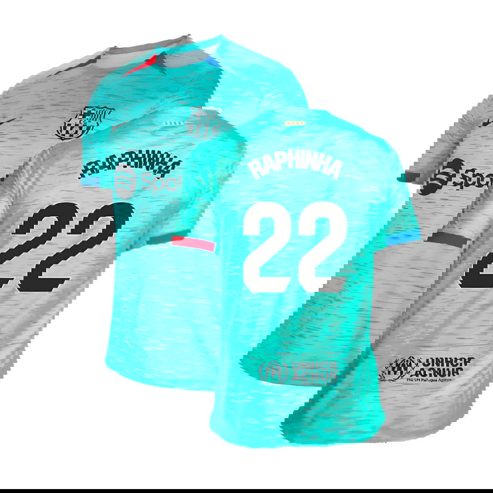 2023-2024 Barcelona Third Shirt (Raphinha 22)