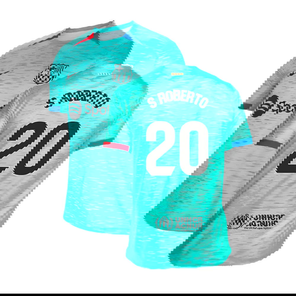 2023-2024 Barcelona Third Shirt (S Roberto 20)