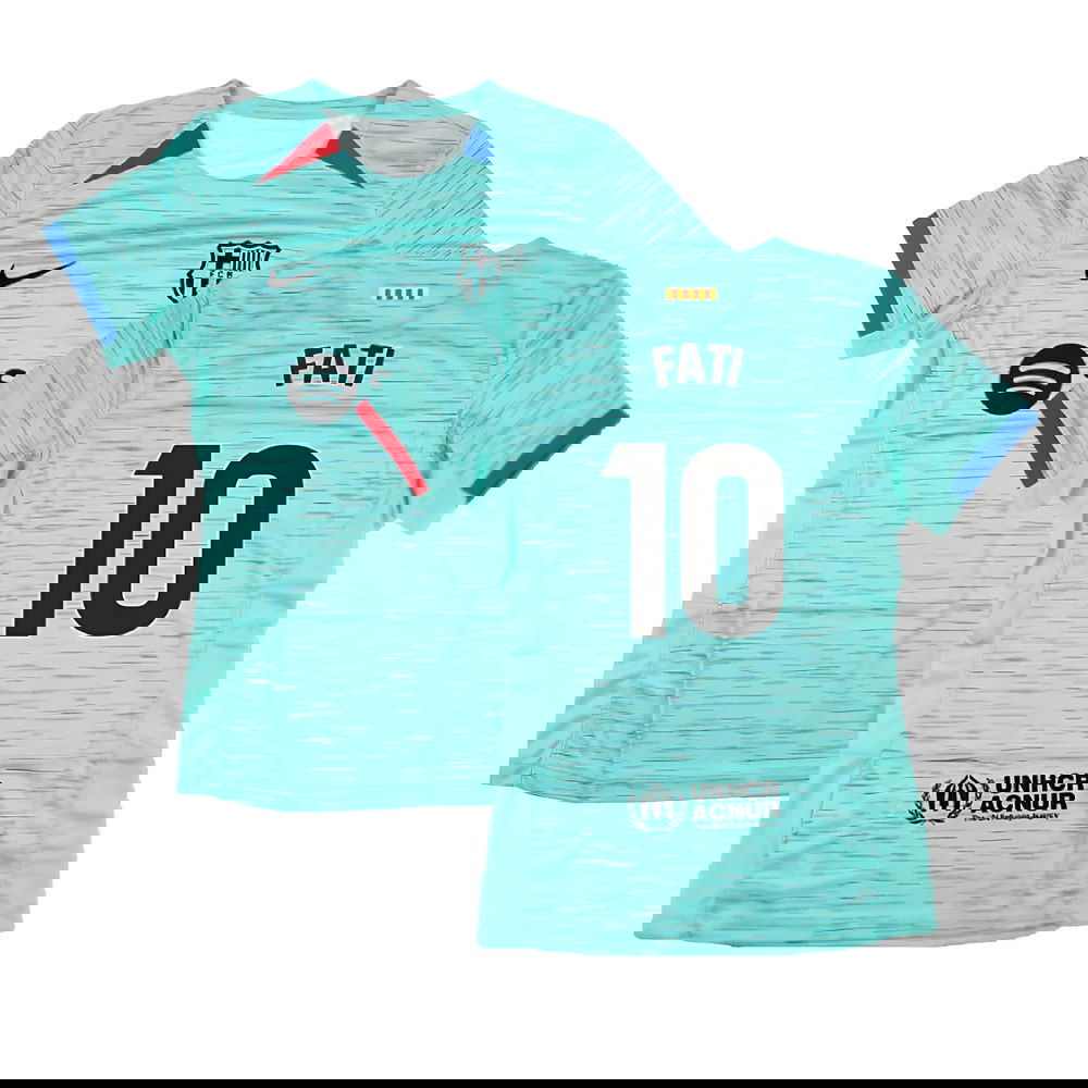 2023-2024 Barcelona Third Shirt (Womens) (Fati 10)