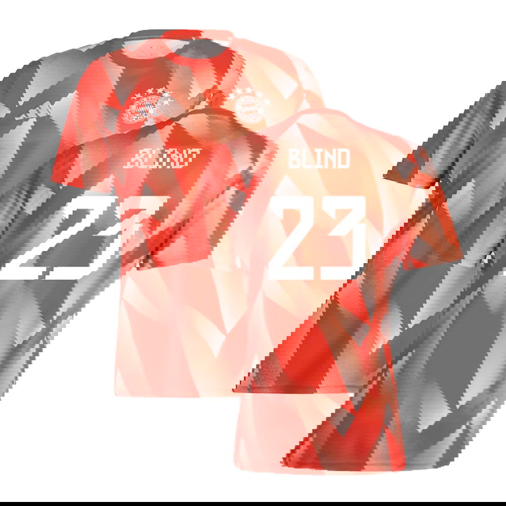 2023-2024 Bayern Munich Pre-Match Shirt (Red) (Blind 23)