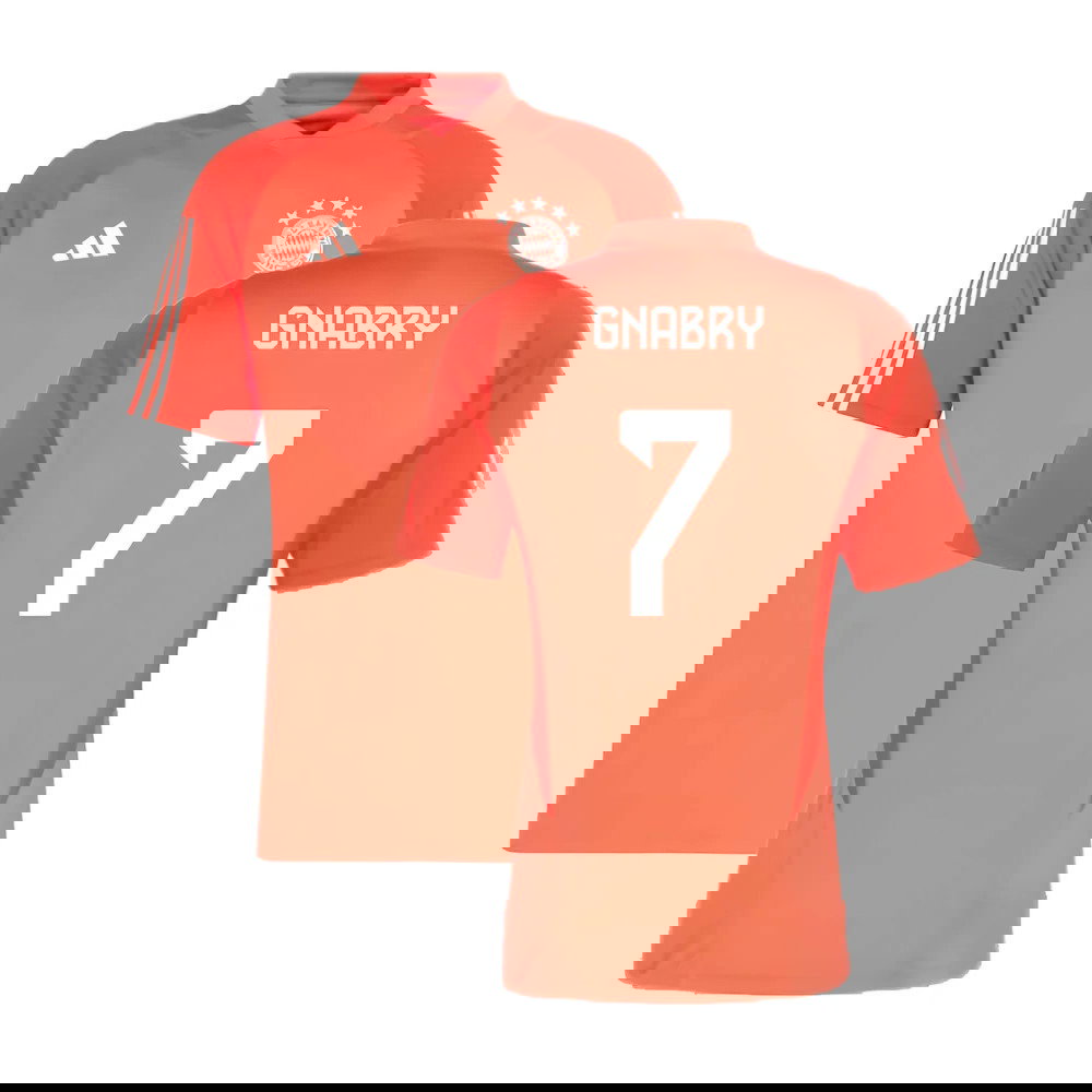 2023-2024 Bayern Munich Training Jersey (Red) (Gnabry 7)